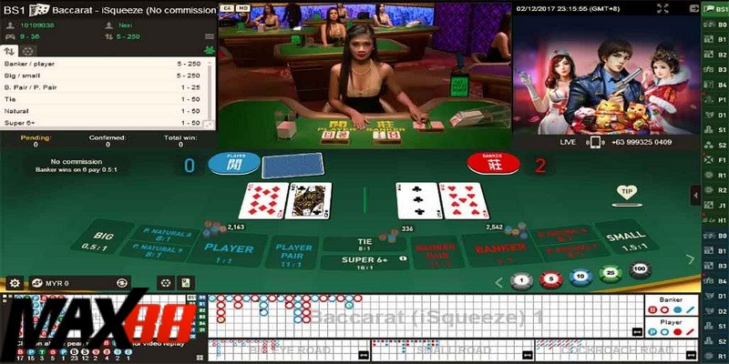 Live casino Max88 - Bùng nổ trải nghiệm cá cược thú vị 3 Live casino Max88 cung cấp nhiều kèo mới thú vị