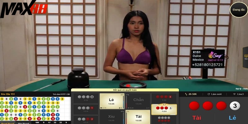 Xóc đĩa online Max88